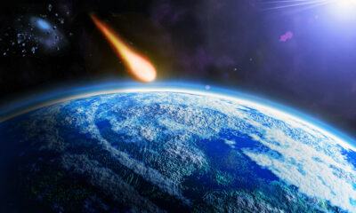 Illustrative photo of an asteroid passing close to the earth