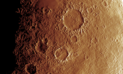 Illustration of the surface of the planet Mars